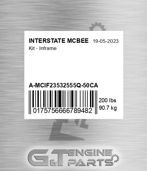 A-MCIF23532555Q-50CA Kit - Inframe