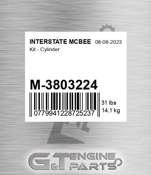 M-3803224 Kit - Cylinder