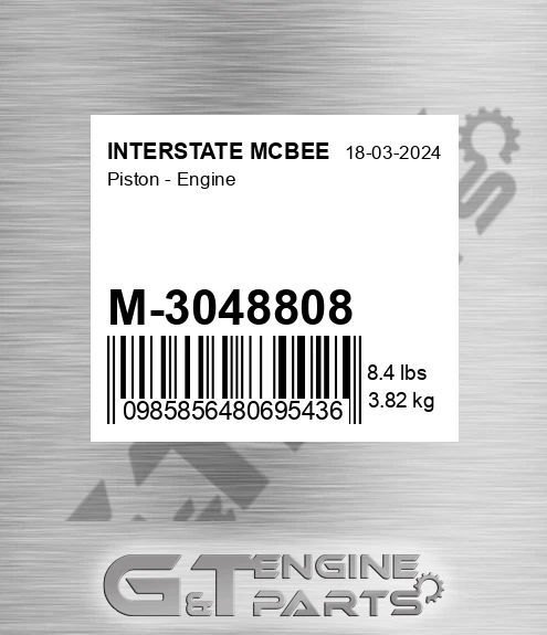 M-3048808 Piston - Engine