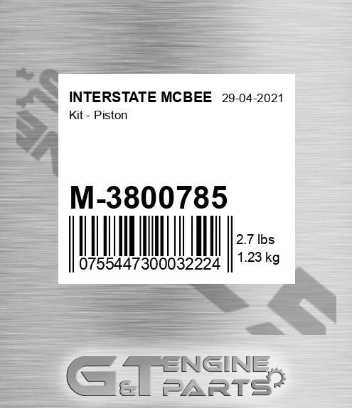 M-3800785 Kit - Piston