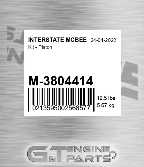 M-3804414 Kit - Piston