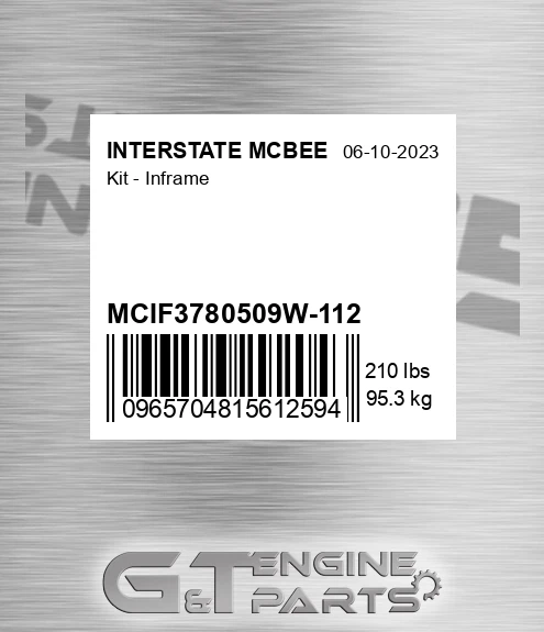 MCIF3780509W-112 Kit - Inframe