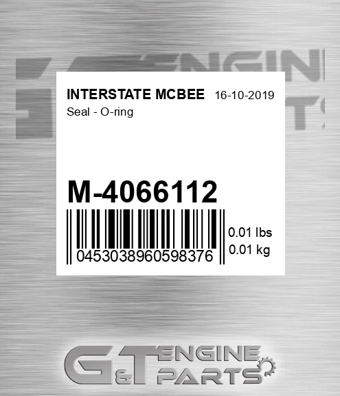 M-4066112 Seal - O-ring