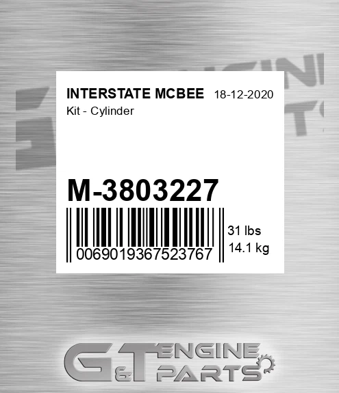 M-3803227 Kit - Cylinder