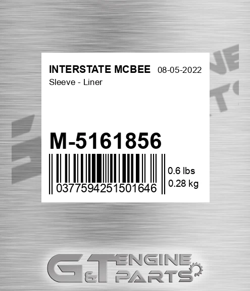 M-5161856 Sleeve - Liner