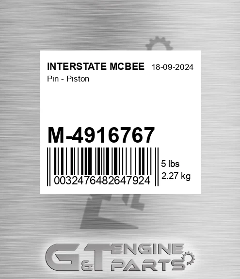 M-4916767 Pin - Piston
