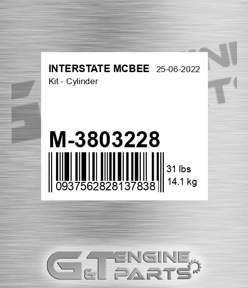 M-3803228 Kit - Cylinder