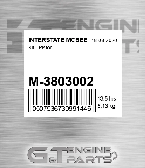 M-3803002 Kit - Piston