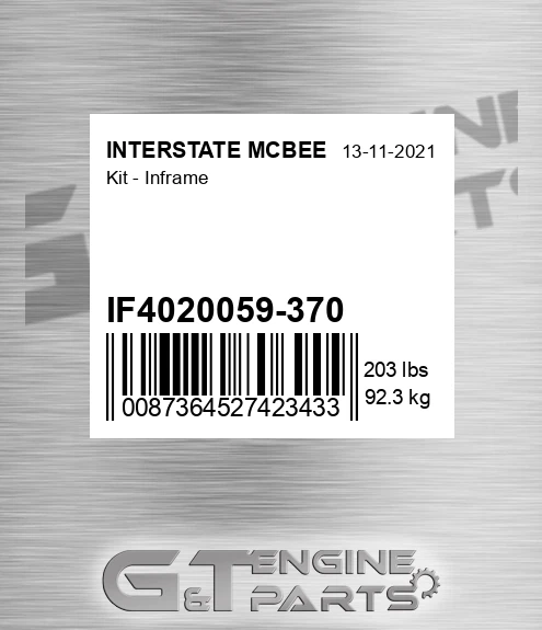 IF4020059-370 Kit - Inframe