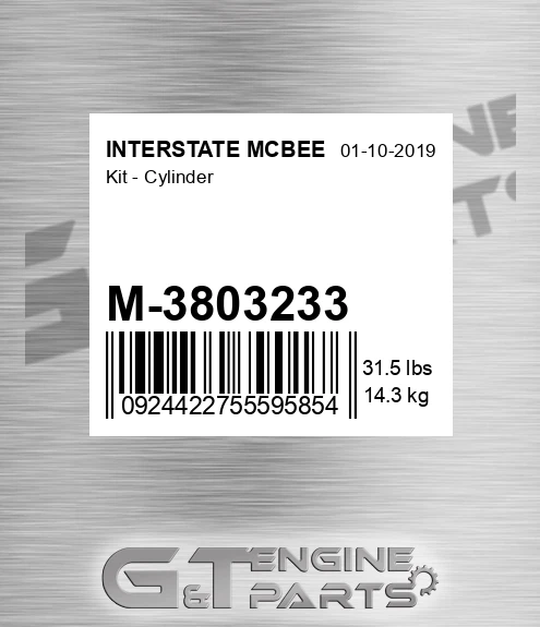 M-3803233 Kit - Cylinder