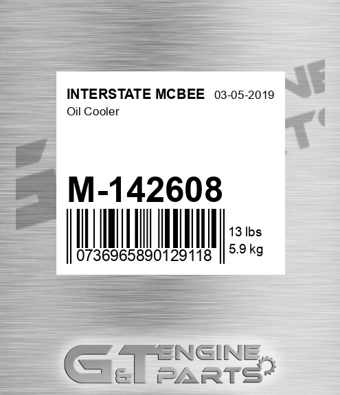 M-142608 Oil Cooler