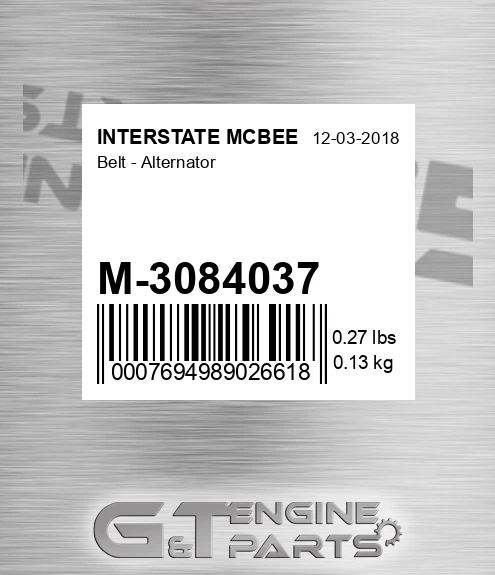 M-3084037 Belt - Alternator