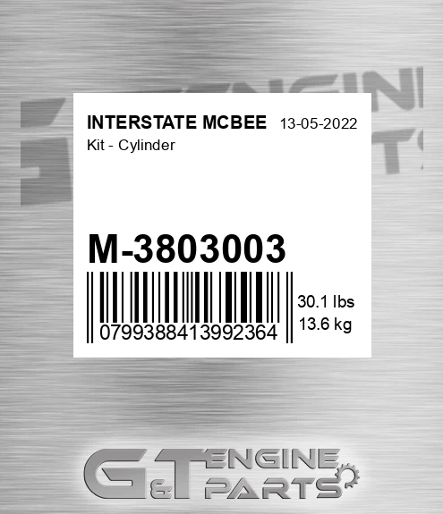 M-3803003 Kit - Cylinder
