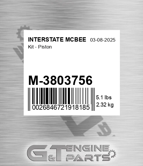 M-3803756 Kit - Piston