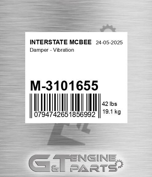 M-3101655 Damper - Vibration