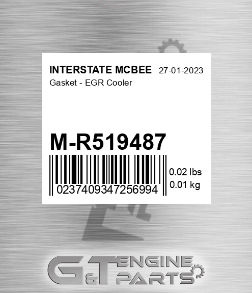 M-R519487 Gasket - Egr Cooler