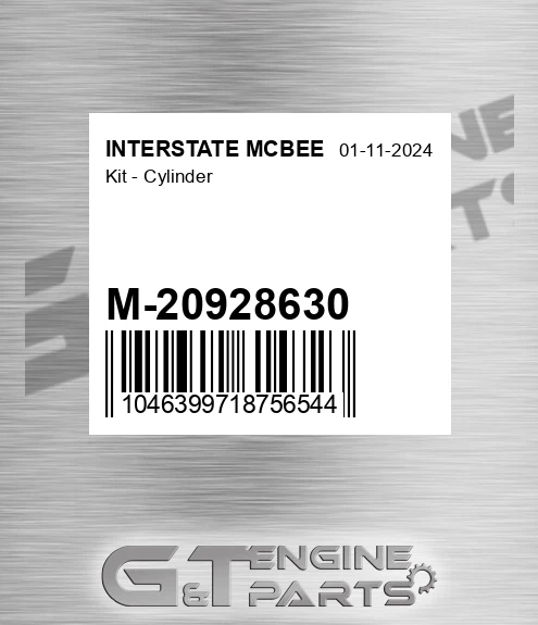 M-20928630 Kit - Cylinder