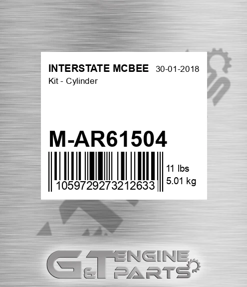 M-AR61504 Kit - Cylinder