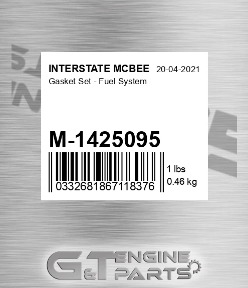 M-1425095 Gasket Set - Fuel System for INTERSTATE MCBEE