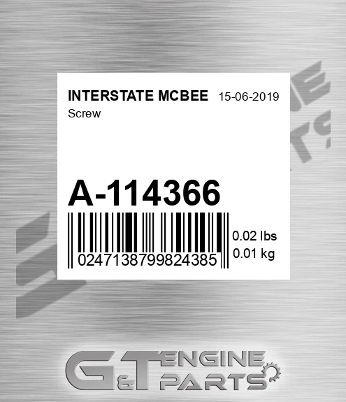 A-114366 Screw