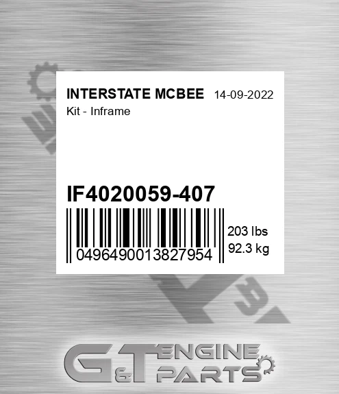 IF4020059-407 Kit - Inframe