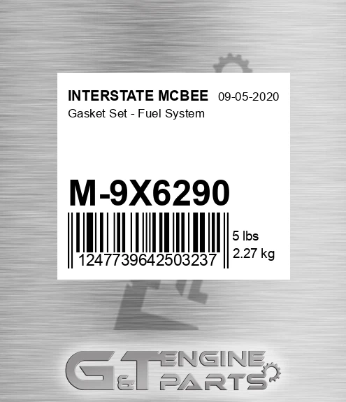 M-9X6290 Gasket Set - Fuel System for INTERSTATE MCBEE