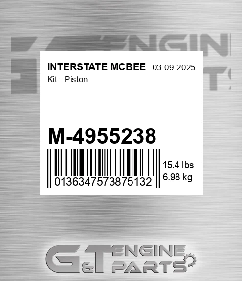 M-4955238 Kit - Piston for INTERSTATE MCBEE