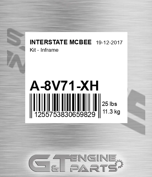 A-8V71-XH Kit - Inframe