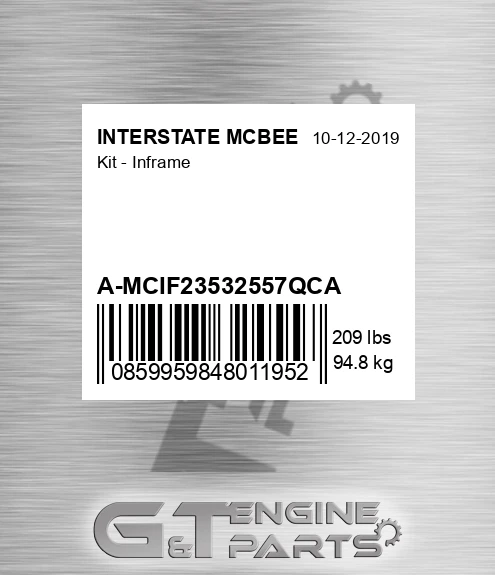A-MCIF23532557QCA Kit - Inframe