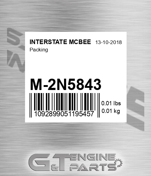M-2N5843 Packing