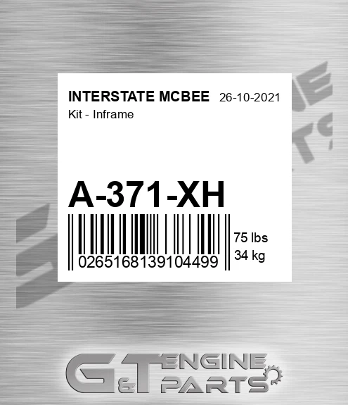 A-371-XH Kit - Inframe