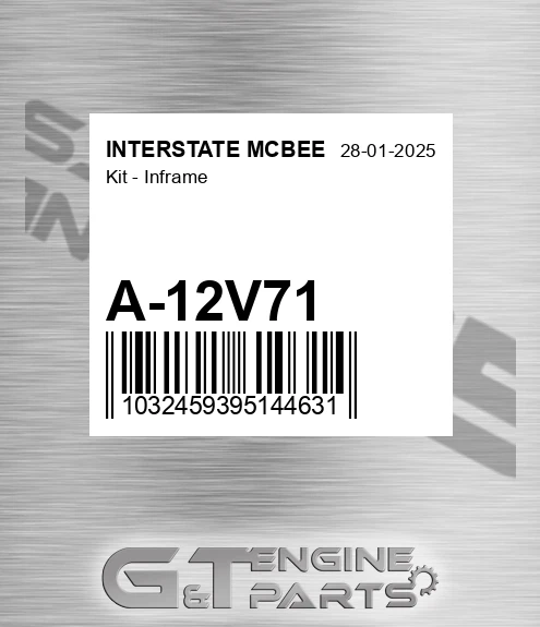 A-12V71 Kit - Inframe