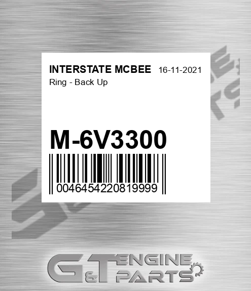 M-6V3300 Ring - Back Up for INTERSTATE MCBEE