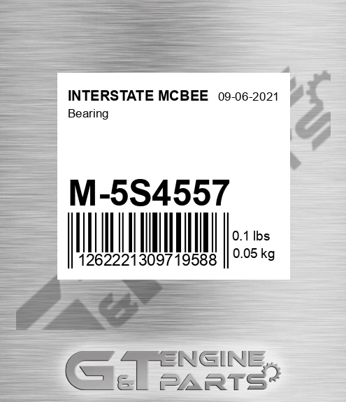 M-5S4557 Bearing for INTERSTATE MCBEE