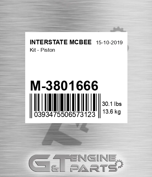 M-3801666 Kit - Piston