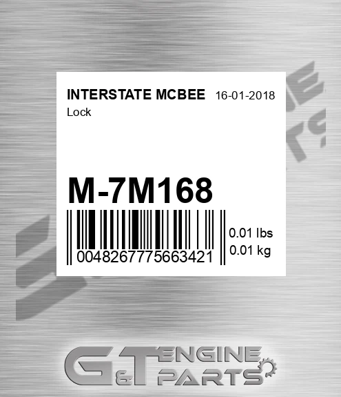 M-7M168 Lock