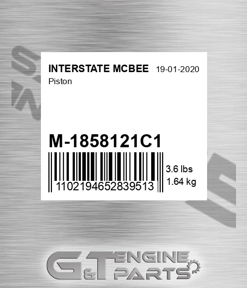 M-1858121C1 Piston