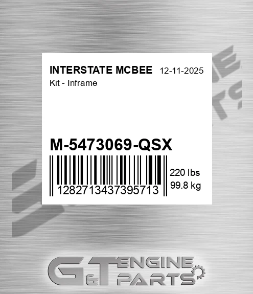 M-5473069-QSX Kit - Inframe