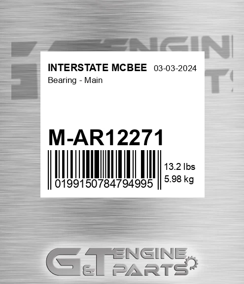 M-AR12271 Bearing - Main