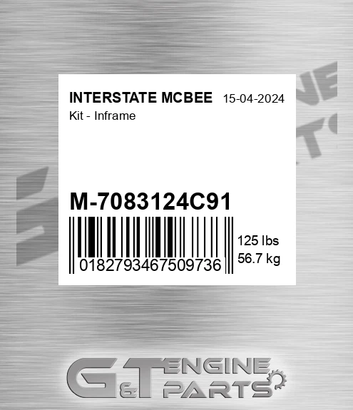 M-7083124C91 Kit - Inframe