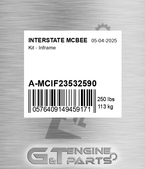 A-MCIF23532590 Kit - Inframe