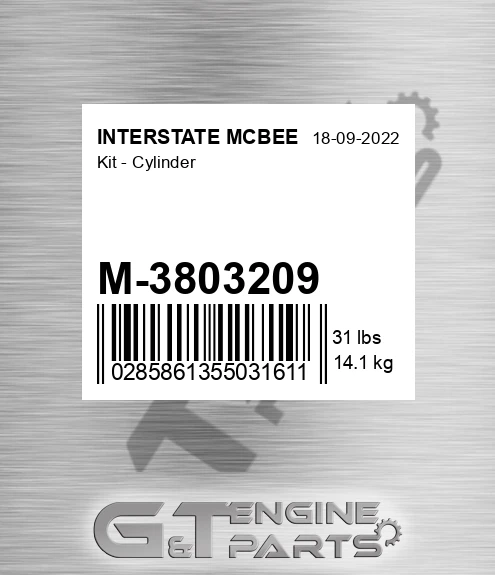 M-3803209 Kit - Cylinder