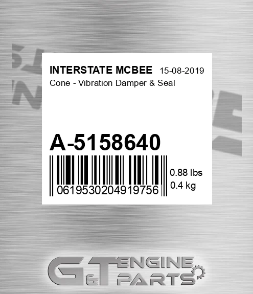 A-5158640 Cone - Vibration Damper & Seal