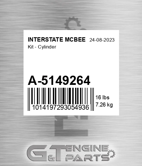 A-5149264 Kit - Cylinder for INTERSTATE MCBEE