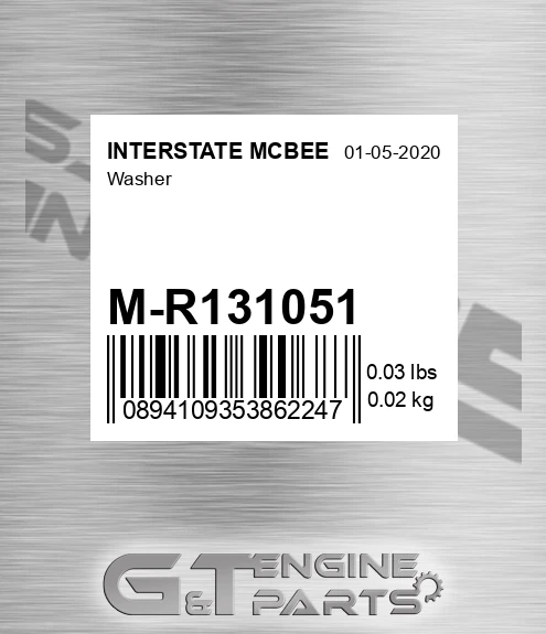 M-R131051 Washer