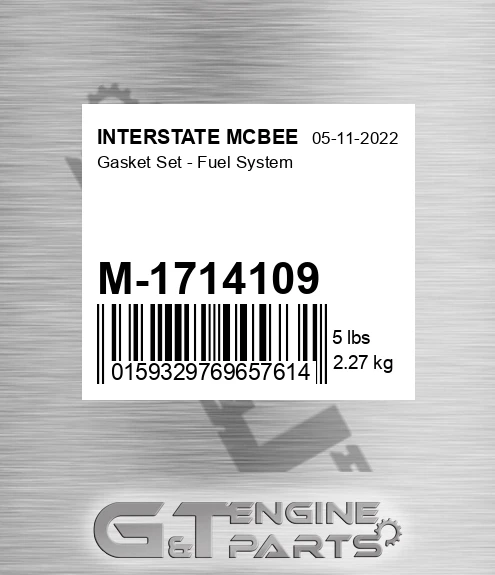 M-1714109 Gasket Set - Fuel System for INTERSTATE MCBEE