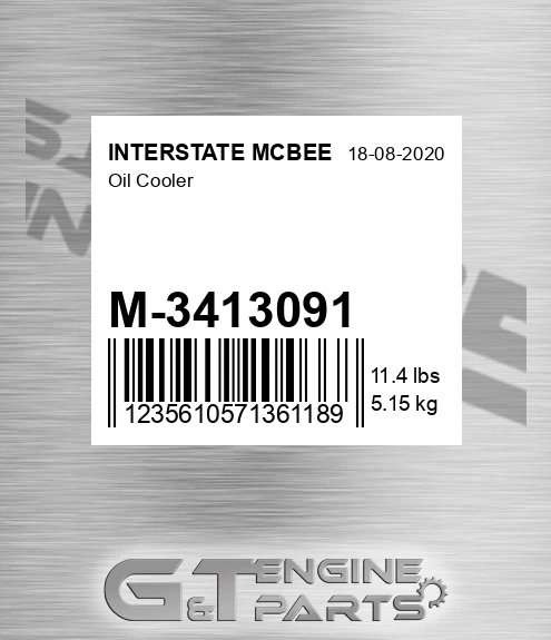 M-3413091 Oil Cooler
