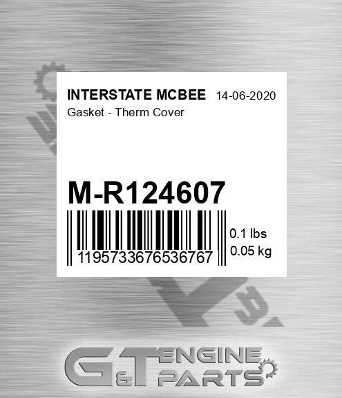 M-R124607 Gasket - Therm Cover