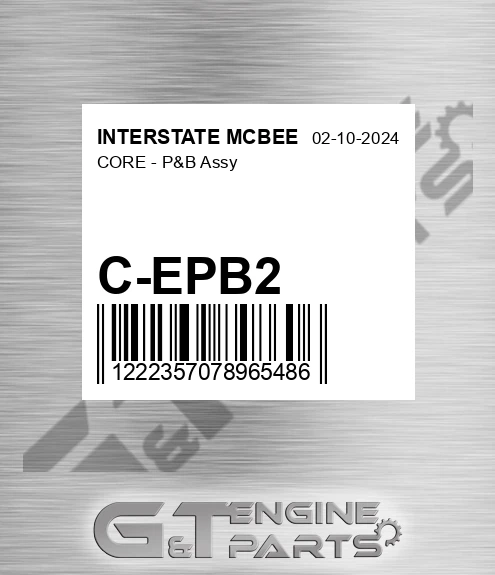 C-EPB2 Core - P&b Assy