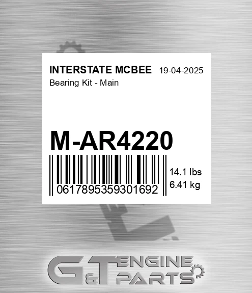 M-AR4220 Bearing Kit - Main